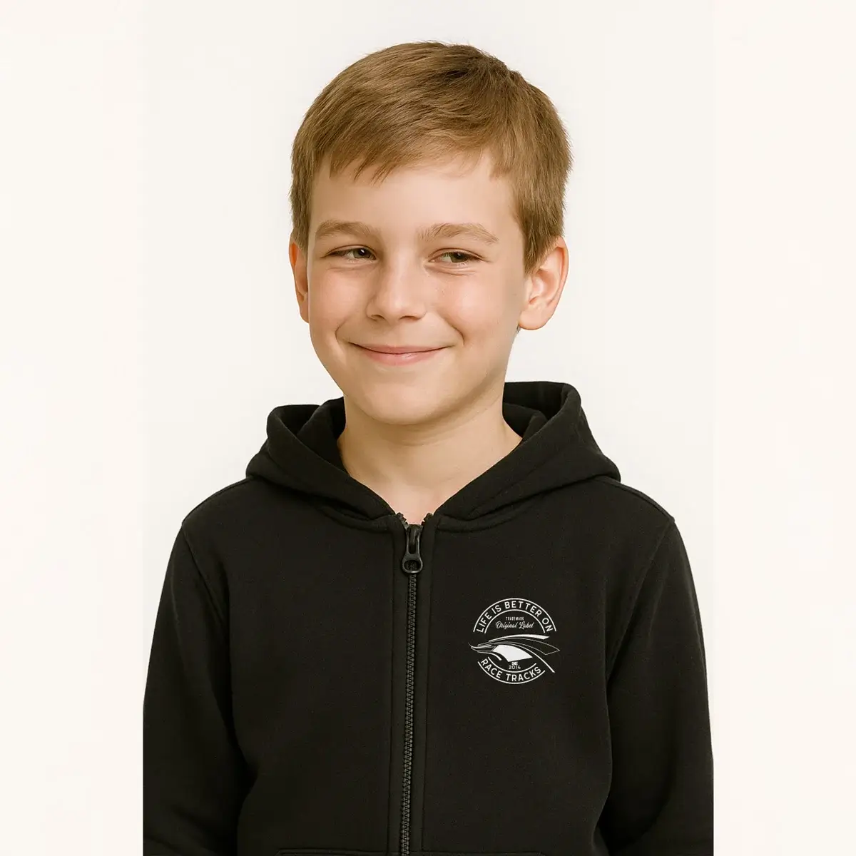 Kinder-Zoodie Life is Better on Racetracks 