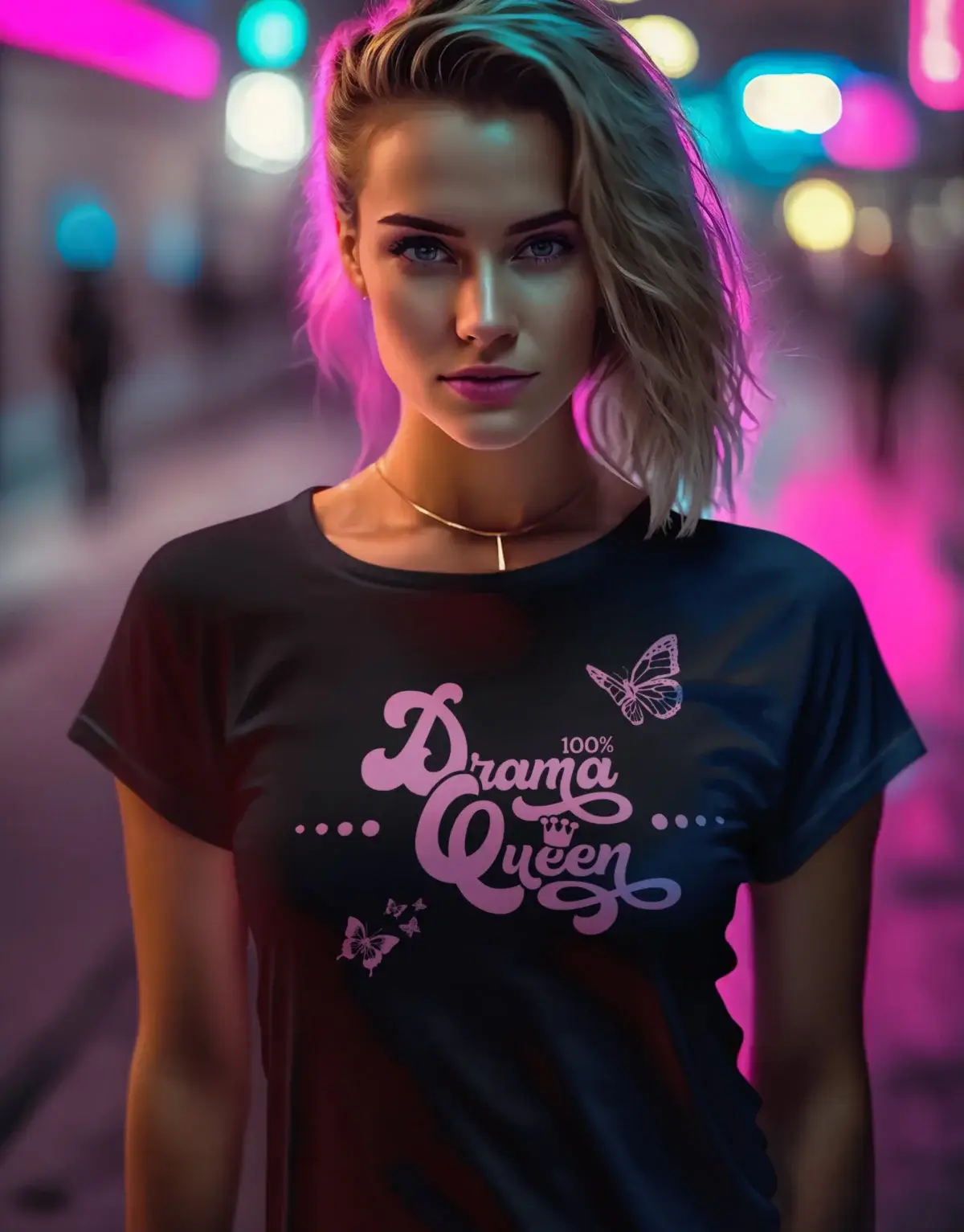 Damen T-Shirt Drama Queen