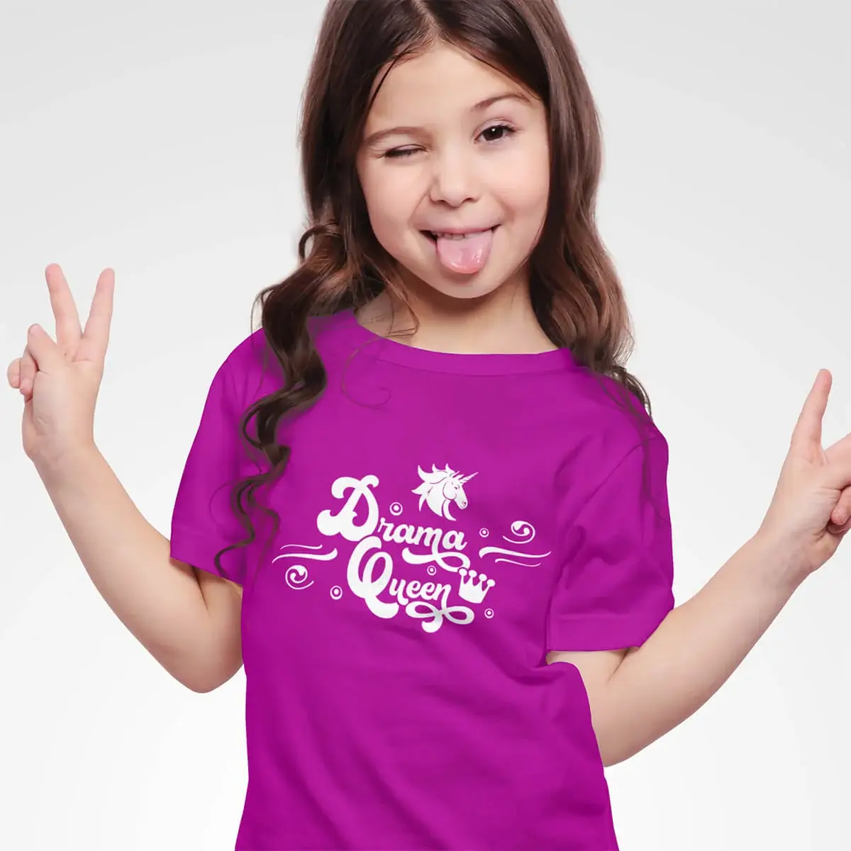 Kinder T-Shirt 100 % Drama Queen