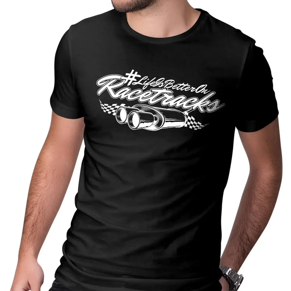 Motorsport Team Shirt Life is Better on Racetracks