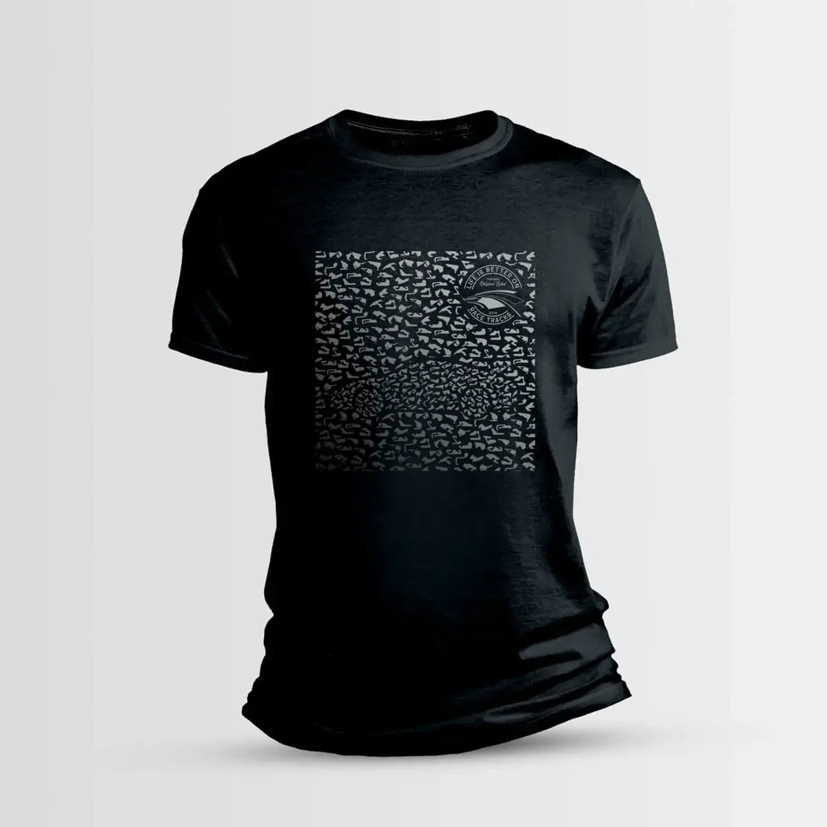 GT3 Race Tracks Fan T-Shirt ONE - REFLECTION SERIES – Bild 2