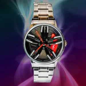 VMAX Rim Watch - Motorsport Watch Red