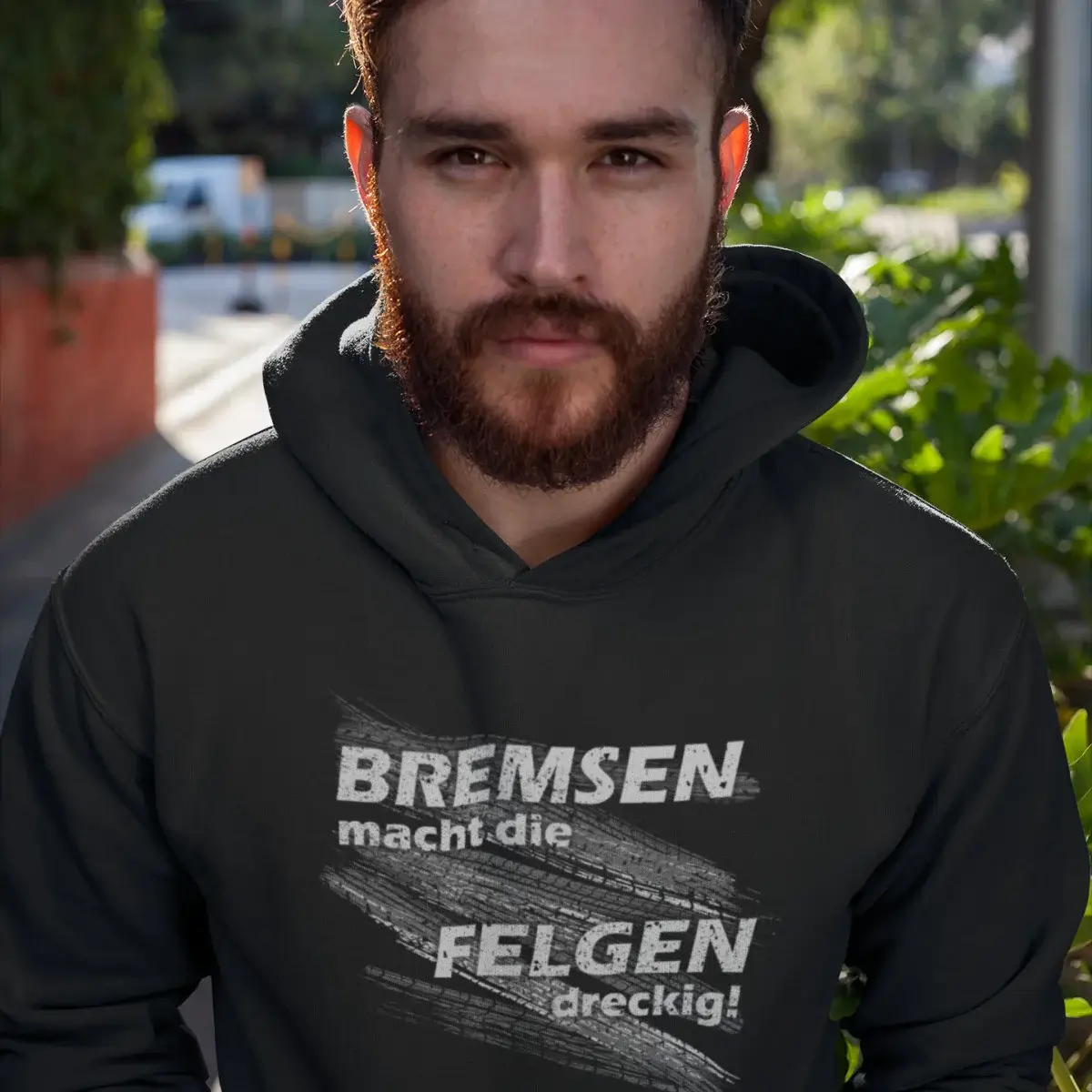 Fun Hoodie Bremsen macht die Felgen dreckig