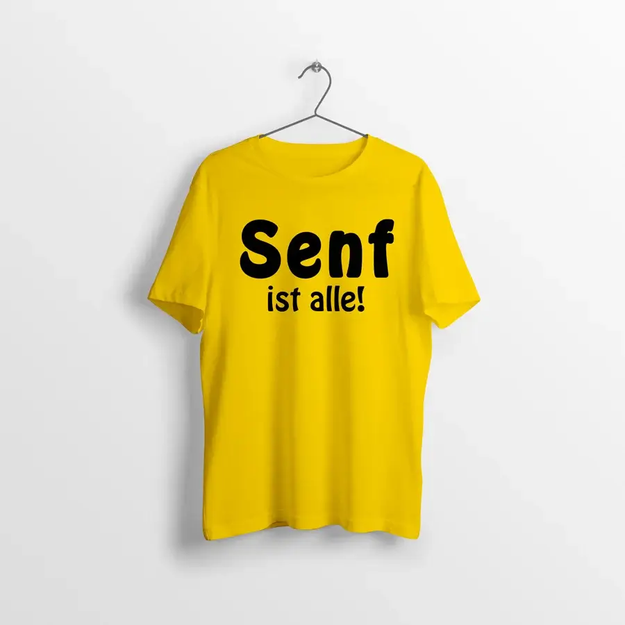 Fun T-Shirt Senf ist alle