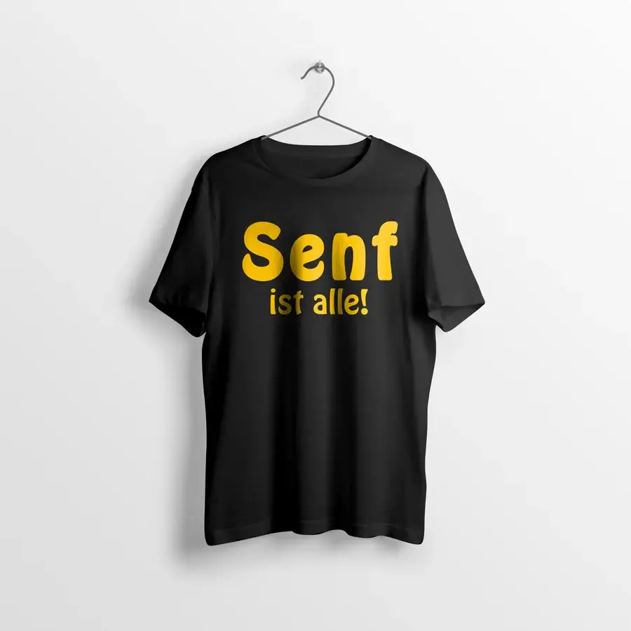 Lustiges Fun T-Shirt Senf ist alle | Motorsport Humor Style - Sprüche T-Shirt – Bild 4