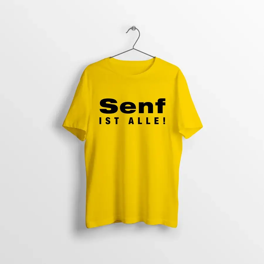Lustiges Fun T-Shirt Senf ist alle | Motorsport Humor Style - Sprüche T-Shirt – Bild 8