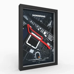 Norisring 3D Rennstrecke Original A4